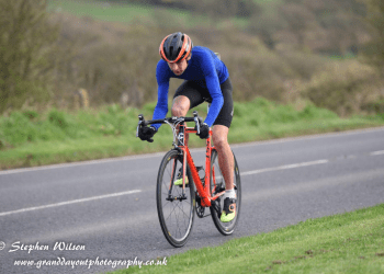 Local hill climb specialist Martin Mikkelsen-Barron won VCC’s Whinlatter Hill Climb, their final club time trial of the year.