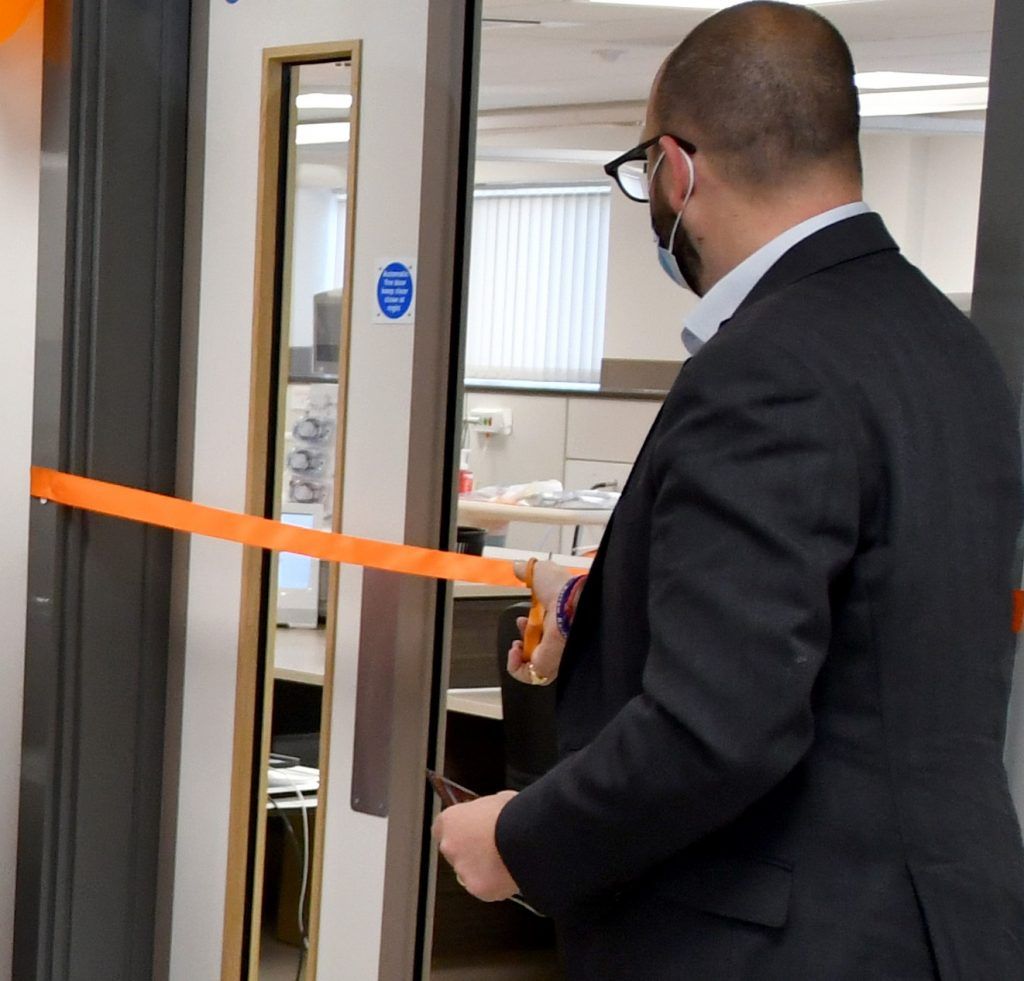 Patients and special guests had the chance to take a behind-the-scenes tour of Ulverston’s new centre for kidney disease.
