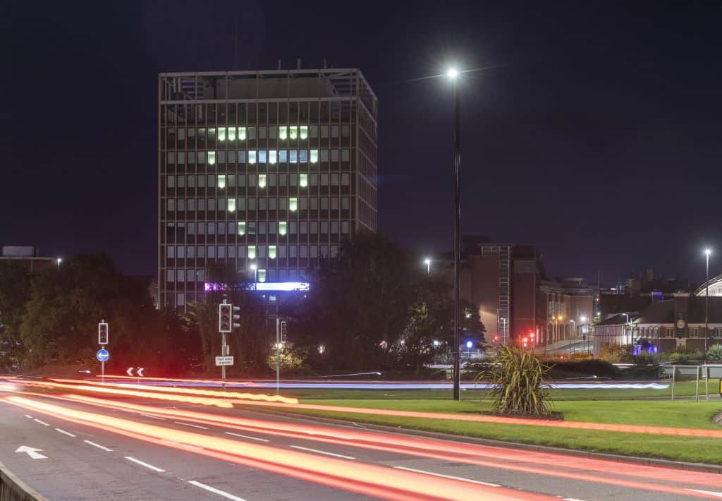 Some of Carlisle's best-known buildings have been turning yellow for Hospice Care Week.