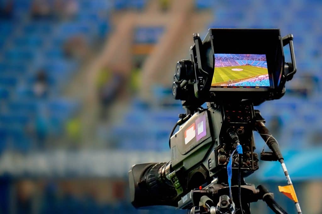 Football TV cameras