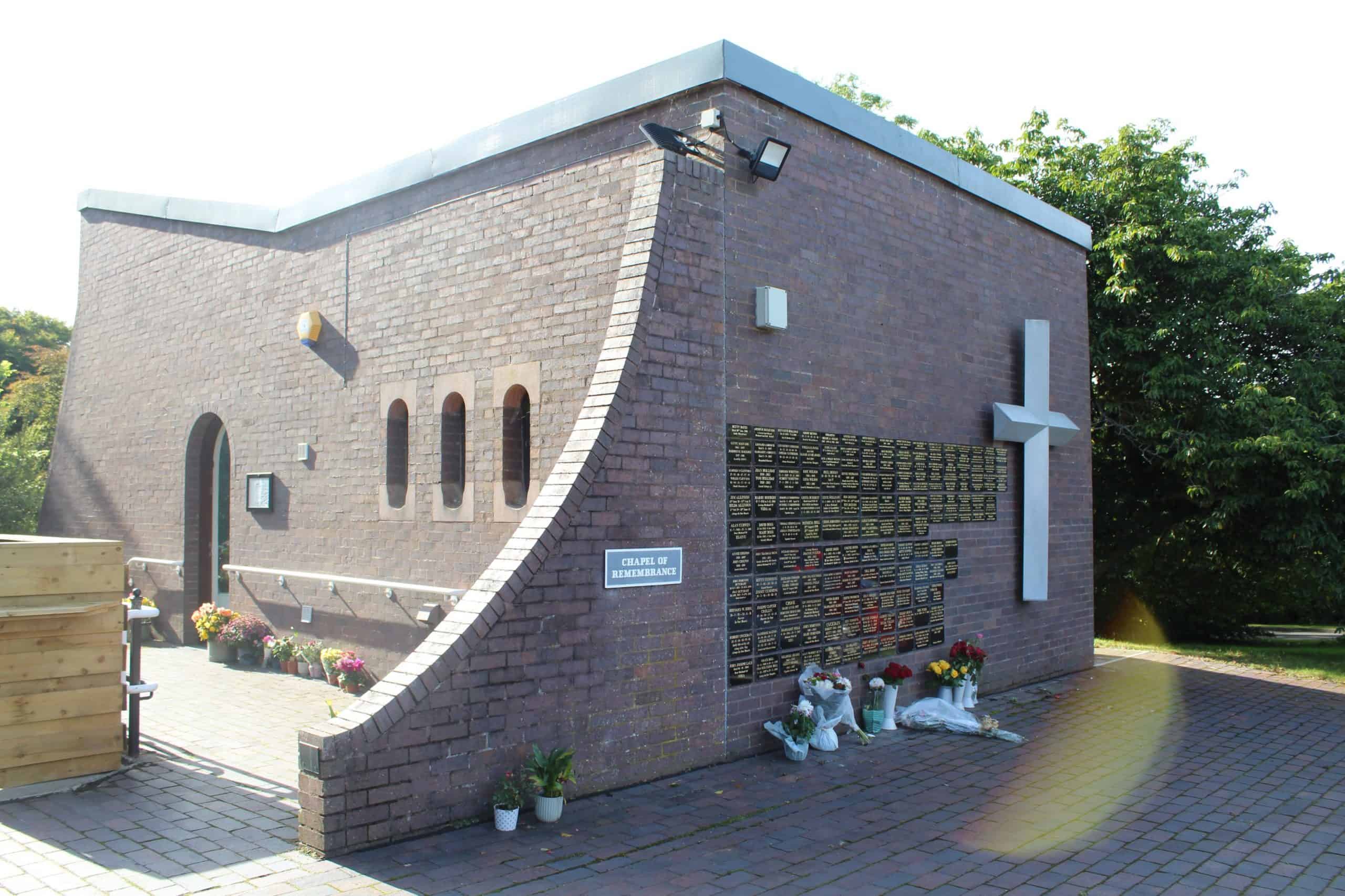 he Chapel of Remembrance at Distington Hall Crematorium