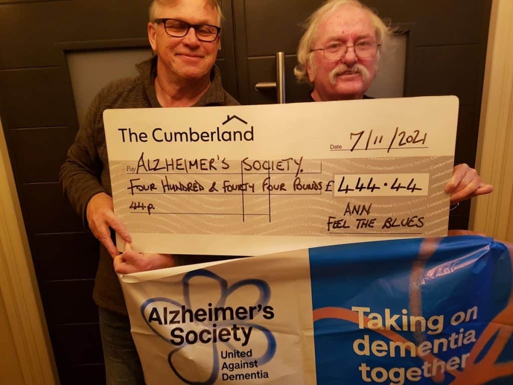 Over £400 was raised at a recent Feel the Bonfire Blues event