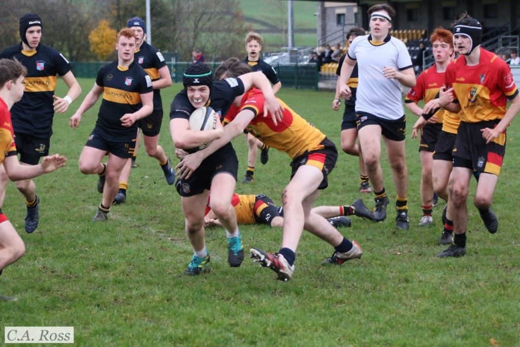 Action from Kendal's win over Southport at Colts level. Picture: Craig Ross