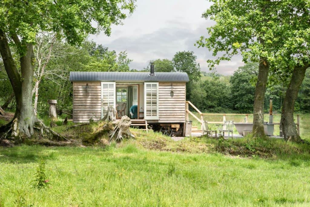 A new luxury treehouse and cabins are to open on the shores of Ullswater.