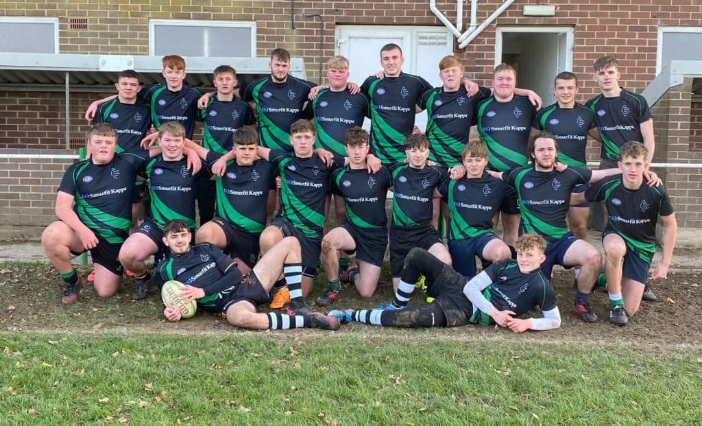 The West Cumbria Colts squad which scored their first win in latest game against Blaydon