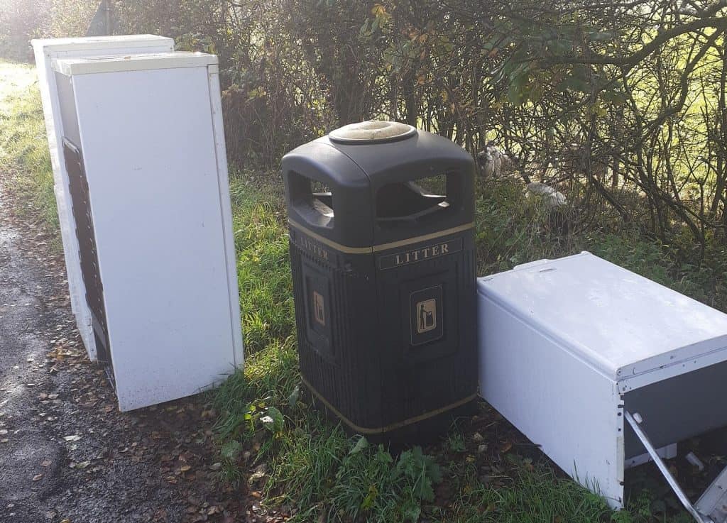 Five fridges have been fly-tipped in the Lake District in the last four weeks.