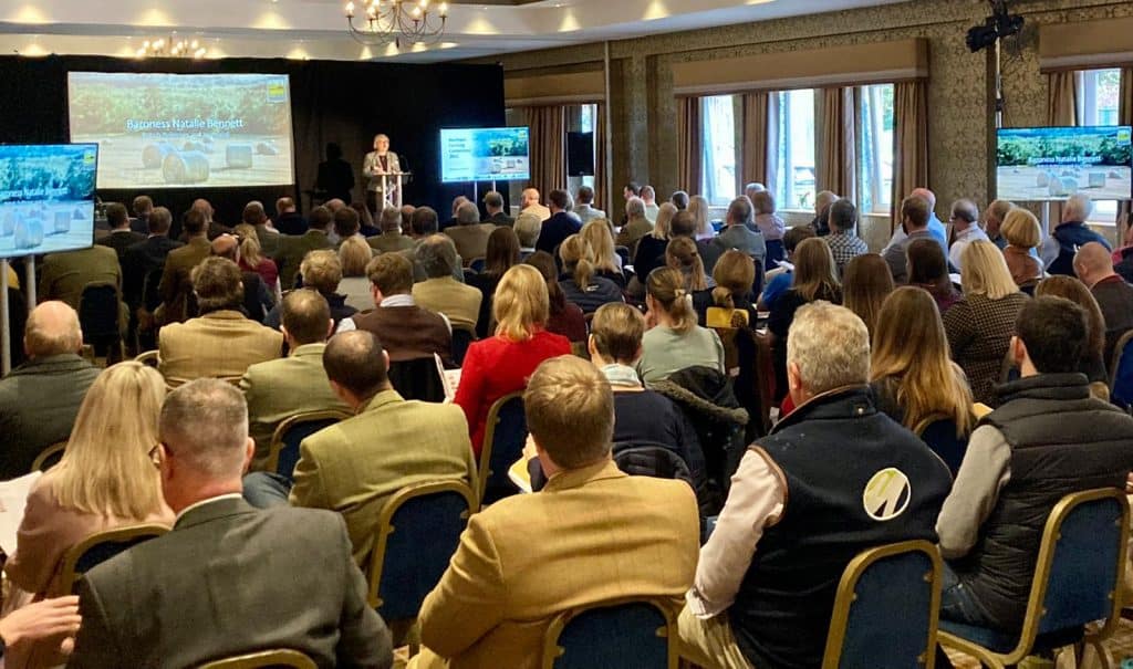 A Cumbrian MP has told a meeting of the farming community that "one of the greenest things the government can do is to keep farmers farming". 
