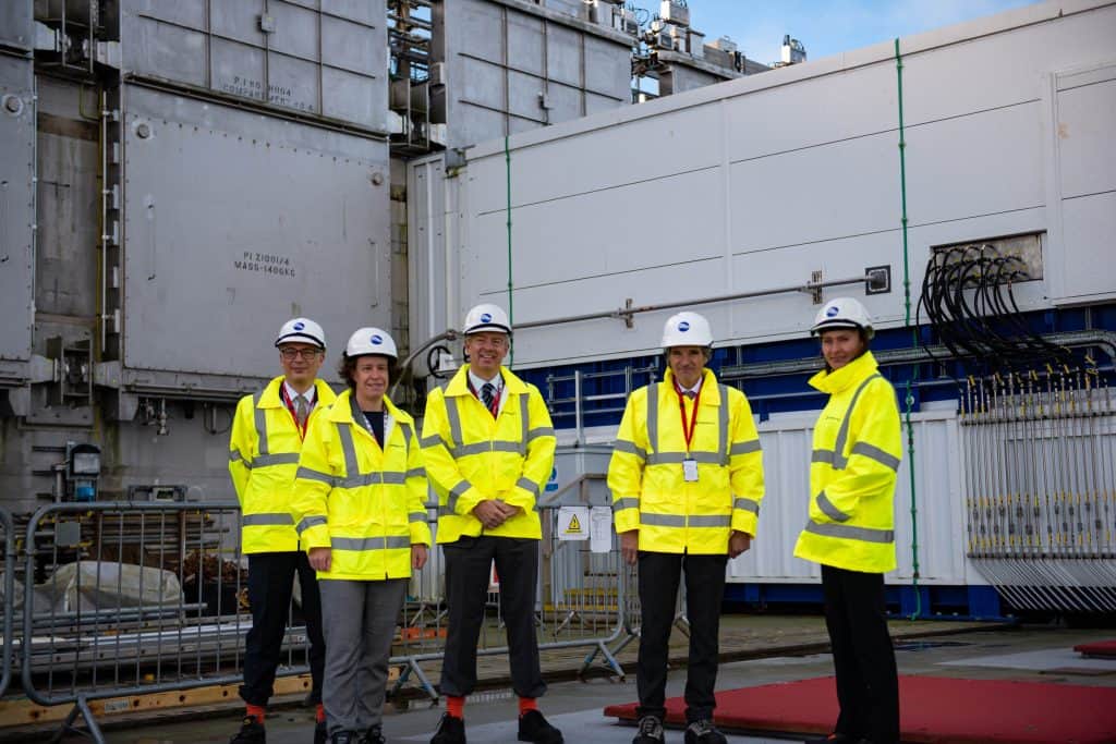 One of the most senior figures in the global nuclear industry has made a rare visit to Sellafield.