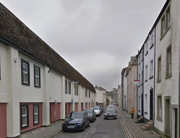 A man was hospitalised after an assault in Whitehaven.