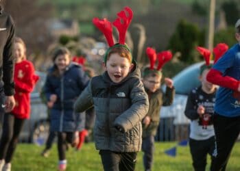 In pictures: Thousands of children take part in Jigsaw’s Reindeer Run