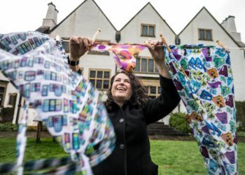 Cumbrian artist pinning pandemic experiences on washing line