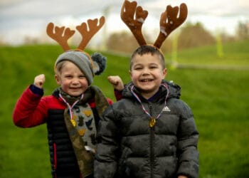 In pictures: Thousands of children take part in Jigsaw’s Reindeer Run