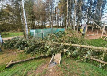 Popular Keswick play area closes due to Storm Arwen damage
