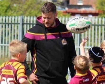  Ryan Campbell, the new first-team head coach at Seaton Rangers