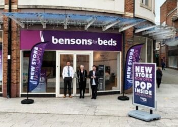 Michael Talbot, Angela Chandler and Andi Dixon, of Bensons for Beds