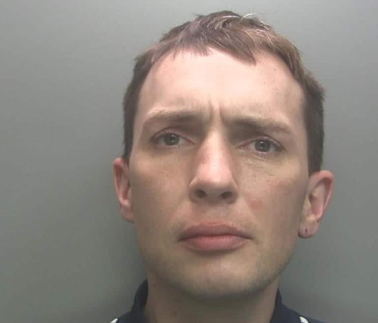 North Cumbria heroin dealer Christopher Cooke (pictured) has been jailed by a judge for almost seven years after he committed his FOURTH class A drug supply crime