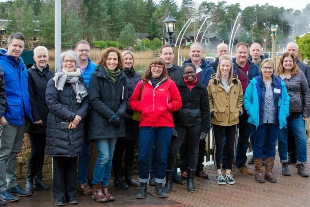 Cumbria Forum participants on a company visit in 2020