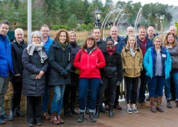 Cumbria Forum participants on a company visit in 2020