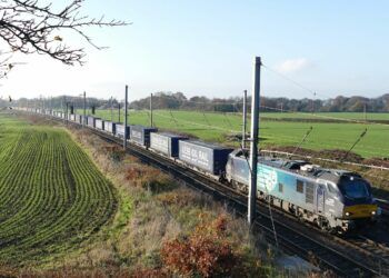 Direct Rail Services Tesco delivery service. Picture: Jo Clough