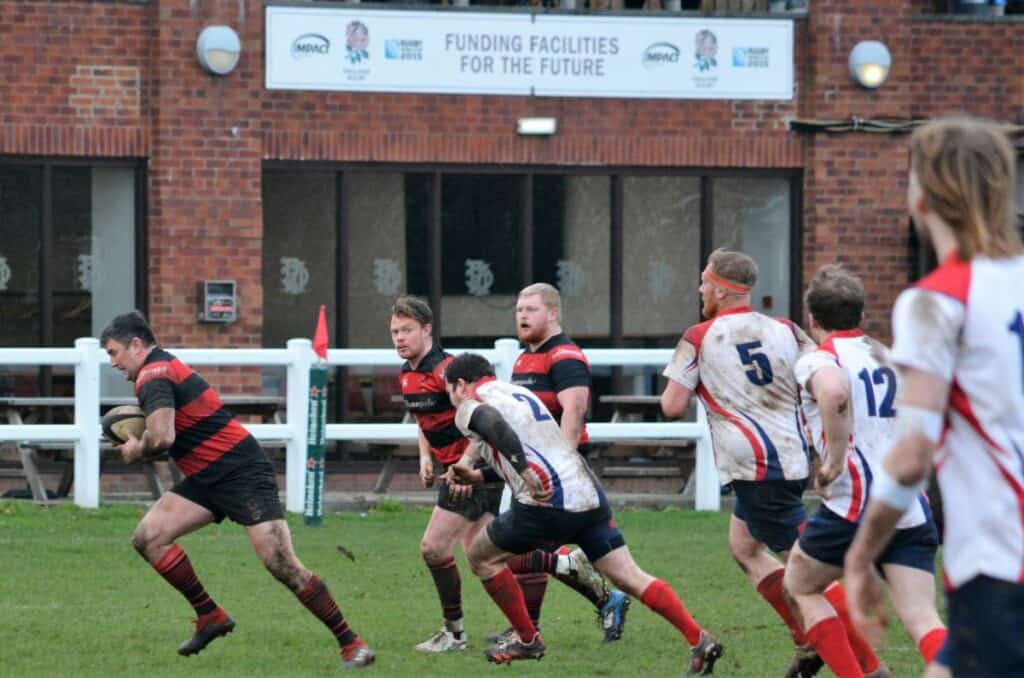 Gary Hodgson leads the charge for Aspatria. Picture: Barney Clegg