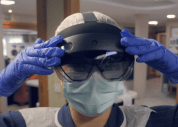HoloLens 2 is being used by nurses at Kendal Care Home to care for residents