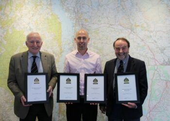 Hackney & Leigh has been awarded top grades in the Best Estate Agency Guide (BEAG) for the fourth consecutive year. Left to Right) Derrick Hackney, Simon Leigh & John Leigh