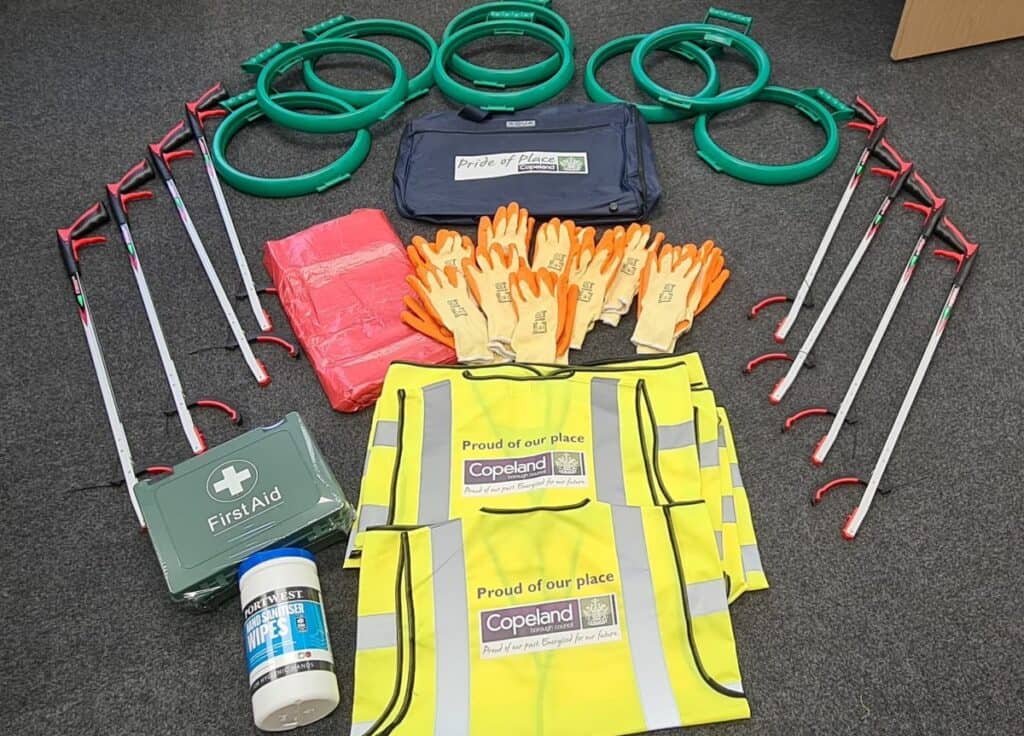 Copeland Council litter picking kits