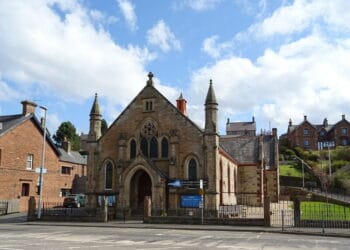 Sands Methodist Church. Copyright JThomas