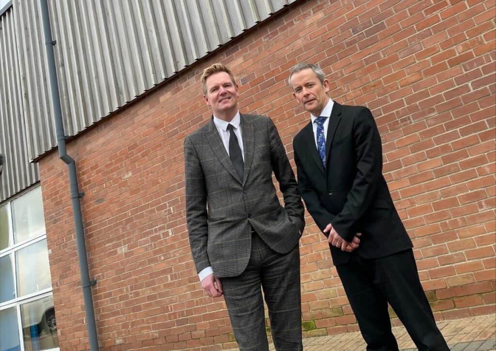South Cumbria Multi-Academy Trust Executive Head Teacher and CEO Professor Andrew Wren with Vickerstown School Headteacher David Holmes. The school is the latest to join the multi-academy trust