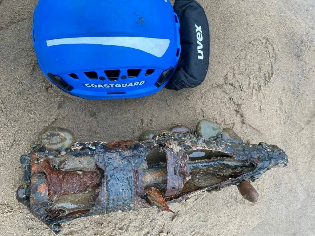 A bomb disposal team was called out to St Bees