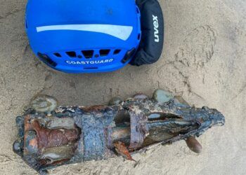 A bomb disposal team was called out to St Bees. Picture: Whitehaven Coastguard Rescue Team