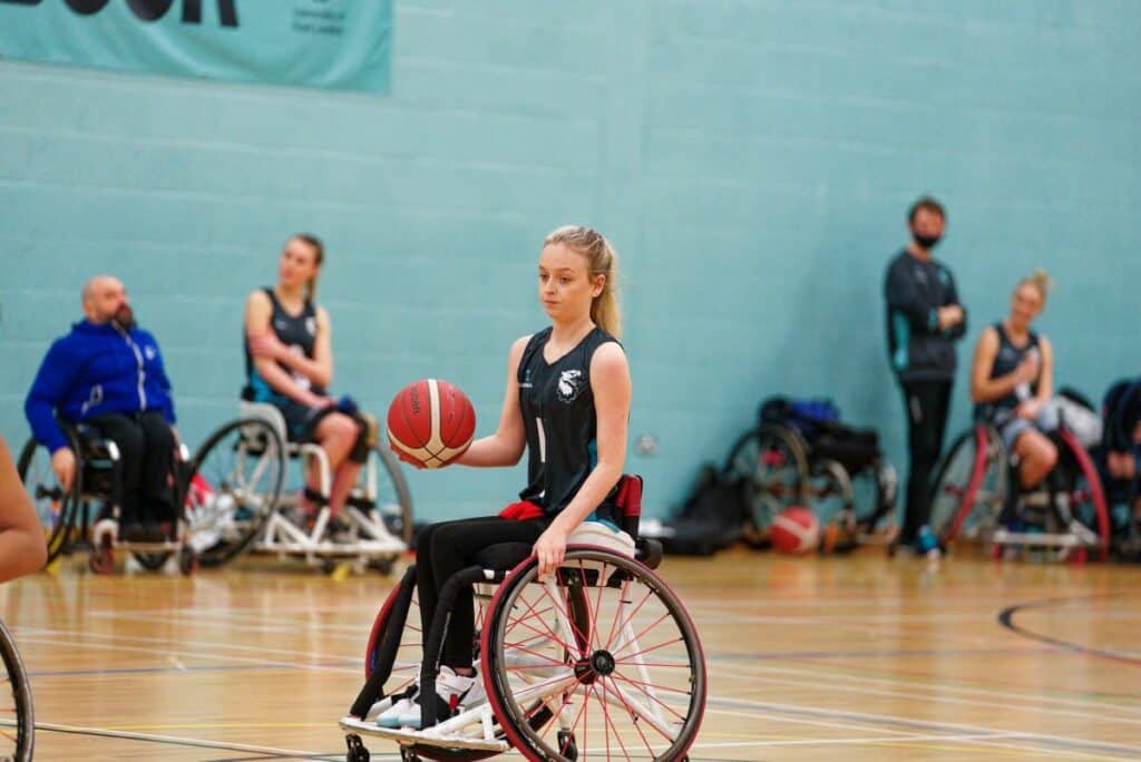 Emily Branthwaite, 16, has joined East London Phoenix, part of the inaugural British Wheelchair Basketball Women’s Premier League.