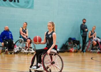 Women's wheelchair basketball player Emily Branthwaite
