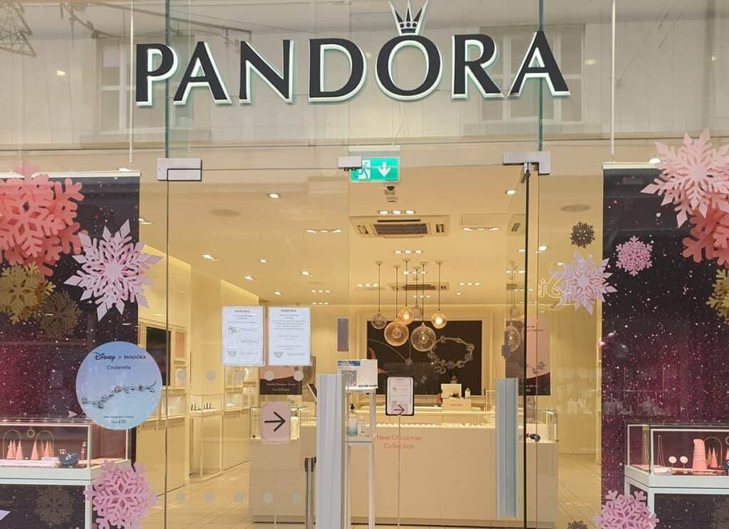 Pandora in sale town center