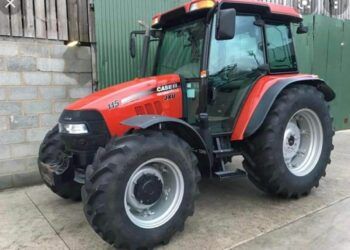 The tractor stolen from a farm in the area of Threapland, near Aspatria