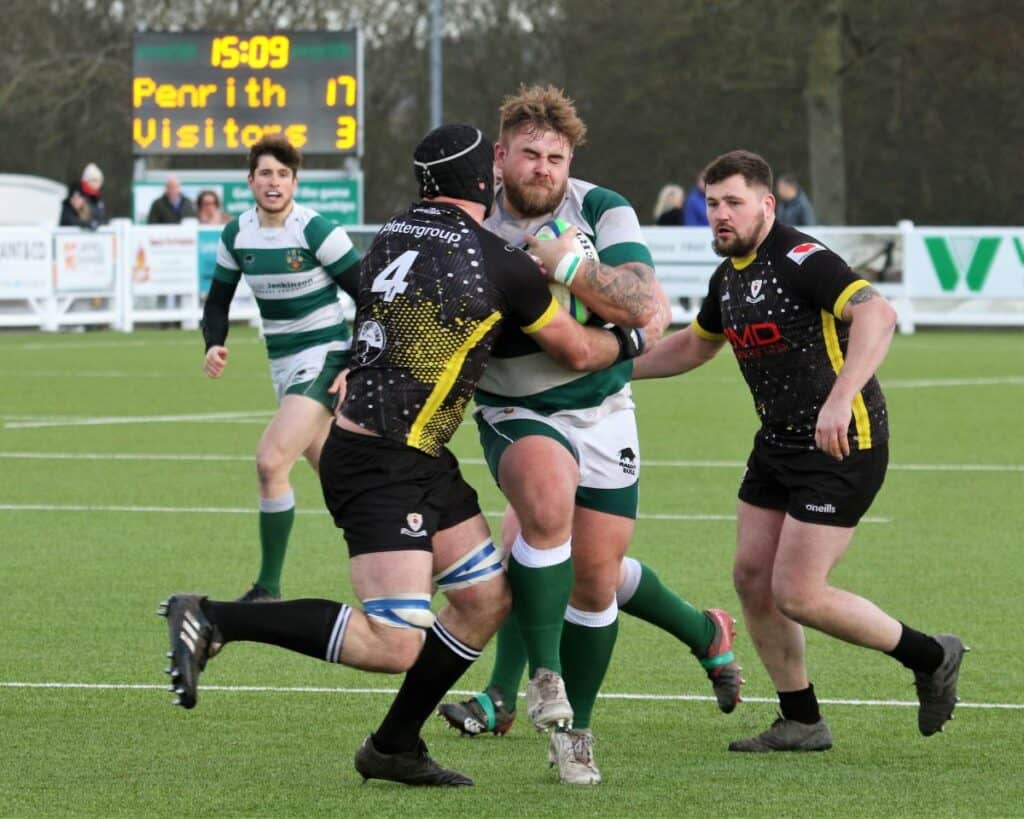 Andy Muir who had another good game doing a lot of the hard grunt running the ball up hard