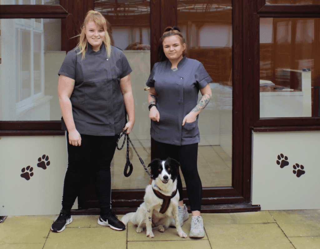 Chanelle McDowell and Chloe Watmough, of The Muddy Paw Carlisle 