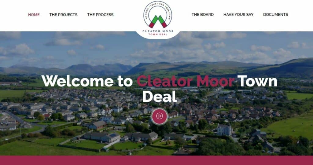 The Cleator Moor Town Deal website