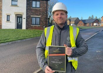 Joe Scully, a site manager at Genesis Homes, received a Highly Commended certificate at the prestigious LABC Warranty Site Manager Awards