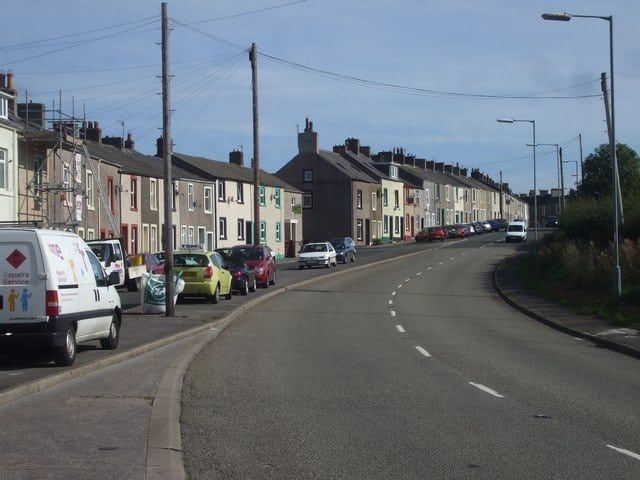 Trumpet Road, Cleator Moor. Copyright: John Lord 