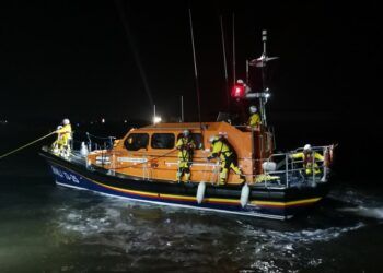 Workington RNLI’s search for man reported to have fallen into sea