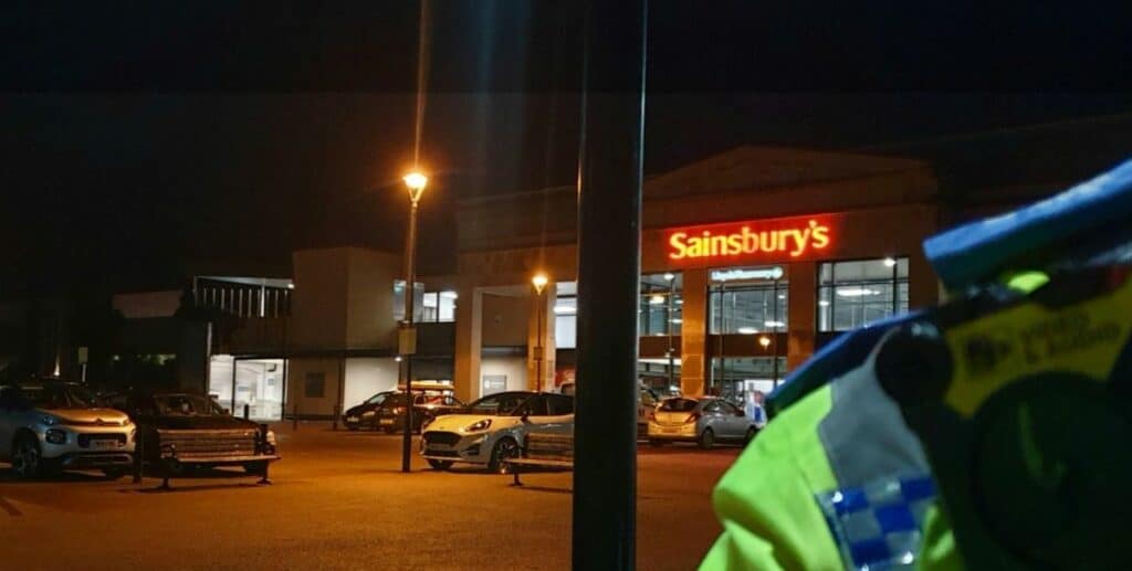 Police tackle anti-social behaviour and speeding in Penrith. Picture: Eden Police