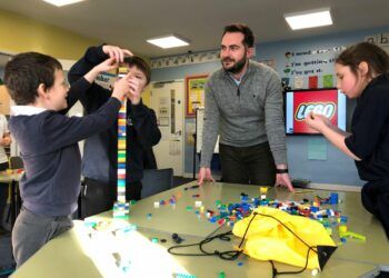 Primary Business Partnership working in a school in West Cumbria