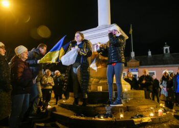 In pictures: Carlisle stands in solidarity with Ukraine
