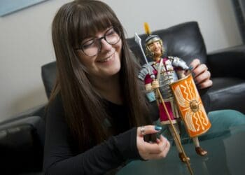 Roman soldier joins legal firm as part of Hadrian’s Wall celebrations