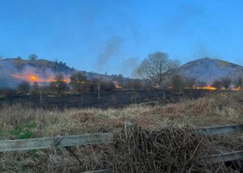 In pictures: Firefighters spend hours tackling wildfire in South Cumbria