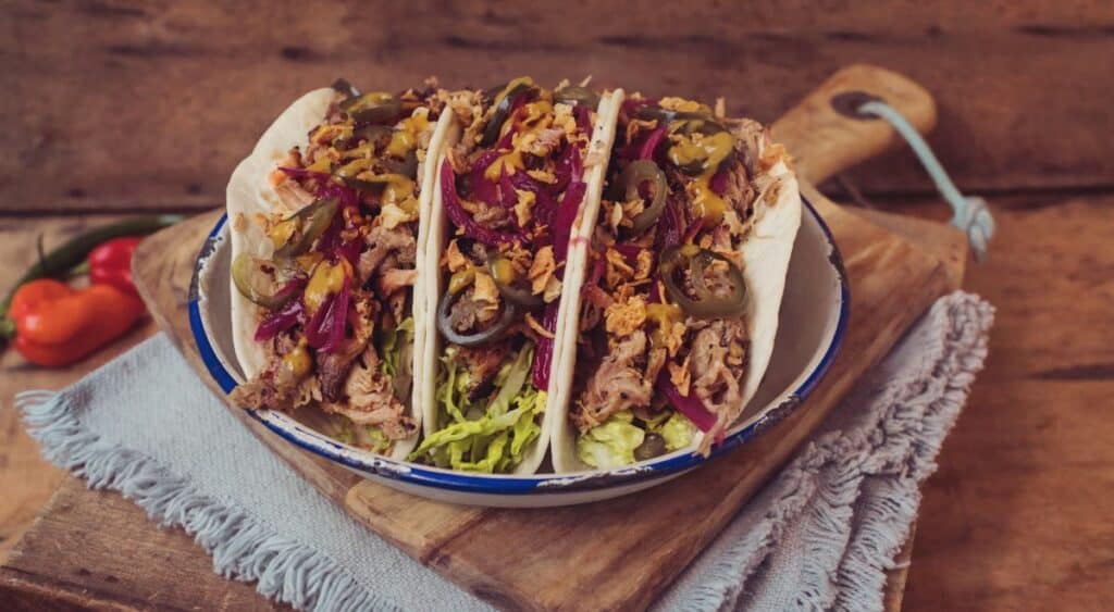 Tacos that will be served at Pappy’s Taco Bar in Kendal