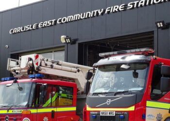Three fire engines called to blaze on Pennington Drive in Carlisle