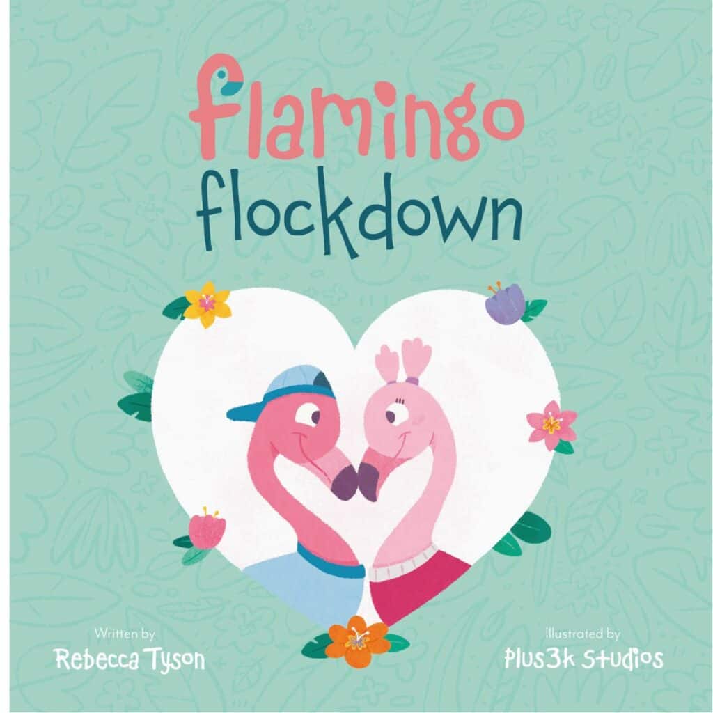 The front cover of Flamingo Flockdown