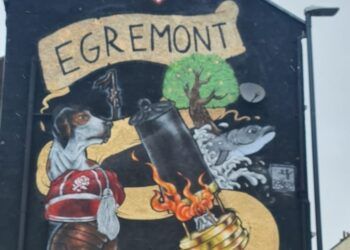Huge new mural welcomes visitors to Egremont